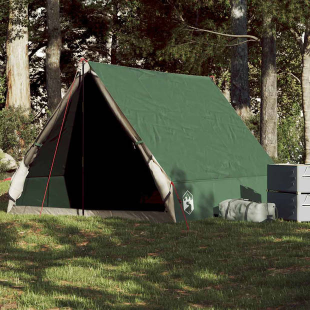 vidaXL Tent A-frame 2-persoons waterdicht groen