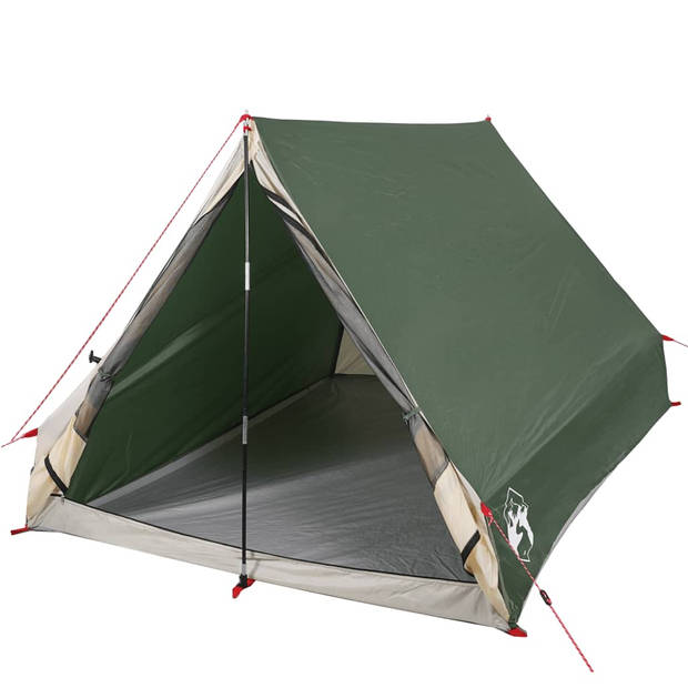 vidaXL Tent A-frame 2-persoons waterdicht groen