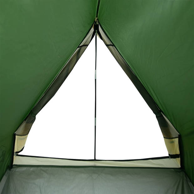 vidaXL Tent A-frame 2-persoons waterdicht groen