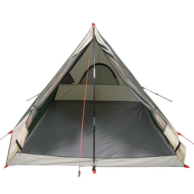 vidaXL Tent A-frame 2-persoons waterdicht groen