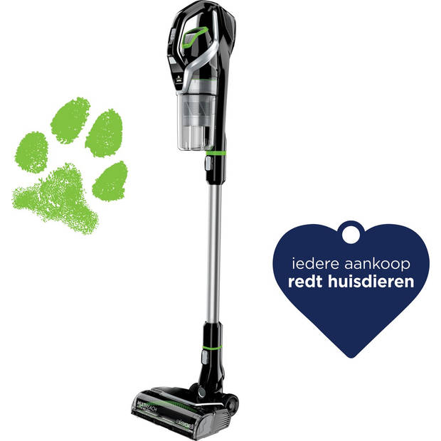 BISSELL 2907D MultiReach Active Pet- 2-in-1 Steelstofzuiger - 21V