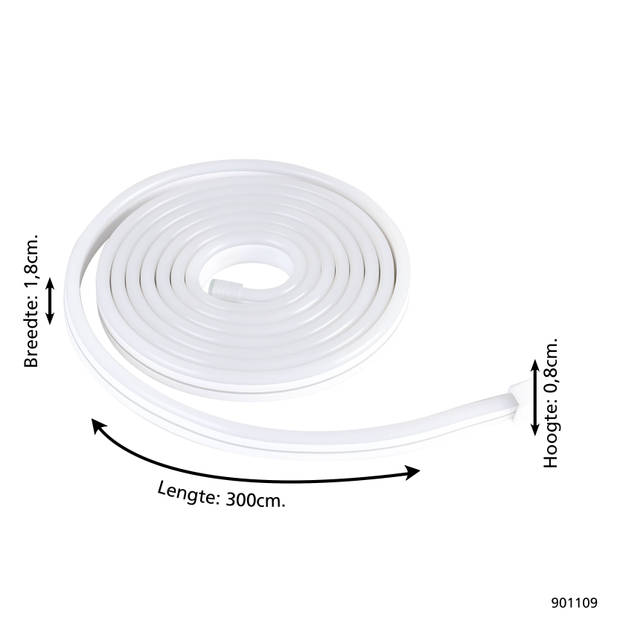 EGLO connect.z Neon Stripe Z Smart LED Strip - 500 cm - Instelbaar RGB