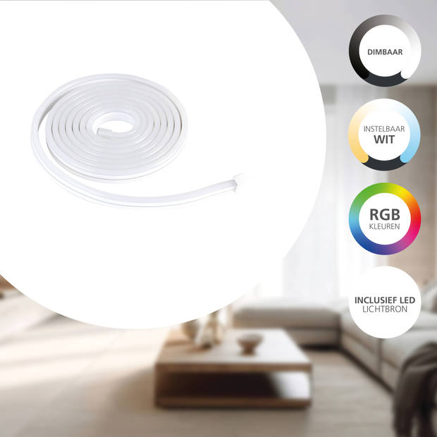 EGLO connect.z Neon Stripe Z Smart LED Strip - 500 cm - Instelbaar RGB