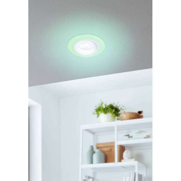 EGLO Calonge RGB Inbouwspot - LED - Ø 9,8 cm - Wit - Instelbaar RGB