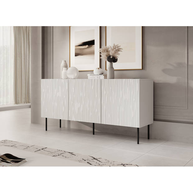 Meubella Dressoir June - Wit - 152 cm