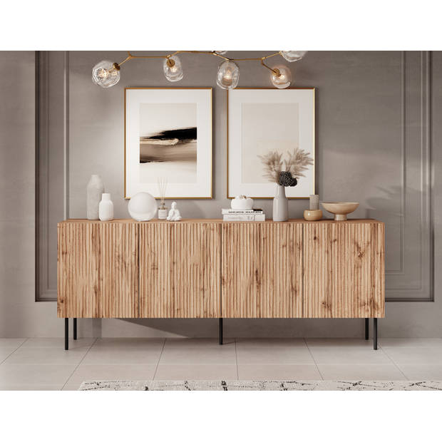 Meubella Dressoir June - Eiken - 190 cm