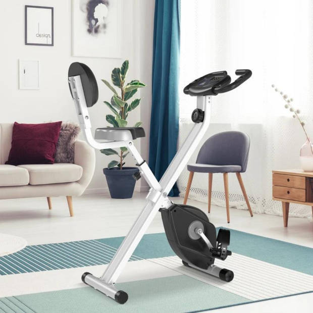 Hometrainer met LCD-display - Hometrainer fiets - Fietstrainer - Fitness