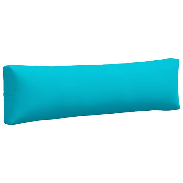 vidaXL Palletkussens 2 st oxford stof turquoise