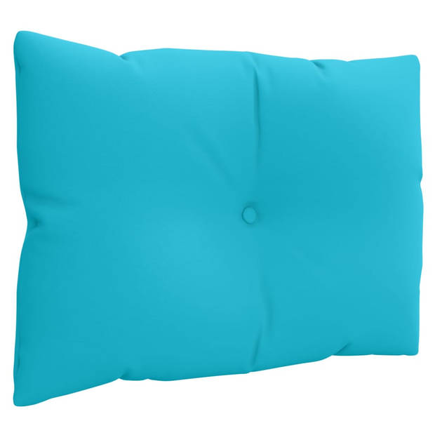 vidaXL Palletkussens 3 st oxford stof turquoise