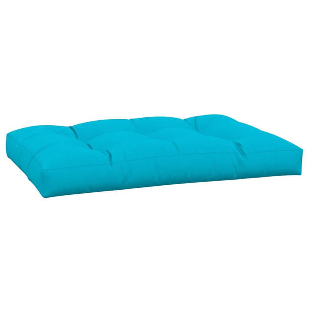 vidaXL Palletkussen 120x80x12 cm stof turquoise