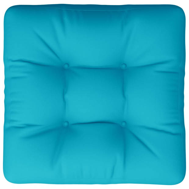 vidaXL Palletkussen 60x61,5x10 cm oxford stof turquoise