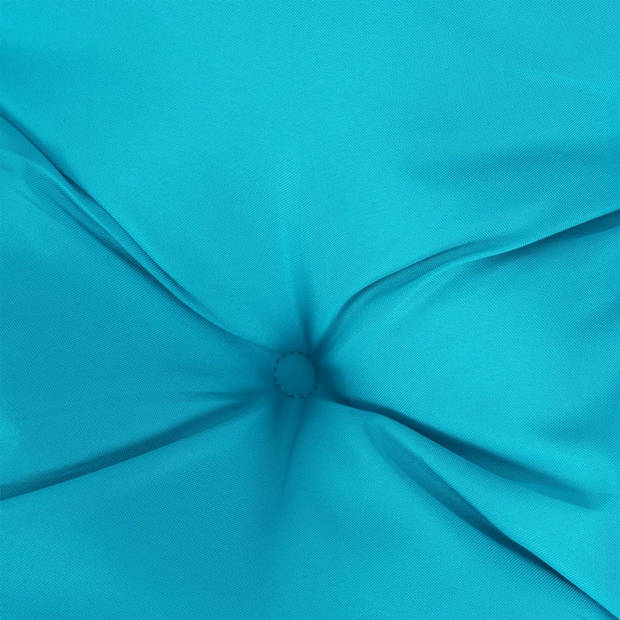 vidaXL Palletkussen 70x40x12 cm stof turquoise