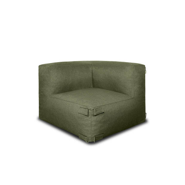 Feel Furniture - Binnen & Buiten bank - Odin - Hoekstuk - Groen