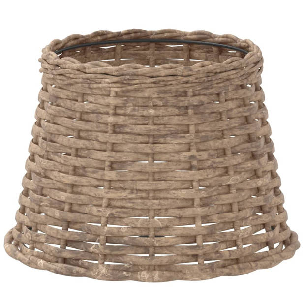 vidaXL Lampenkap Ø25x17 cm wicker bruin