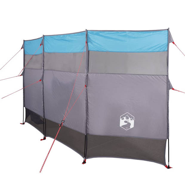 vidaXL Windscherm camping waterdicht 366x152x152 cm blauw