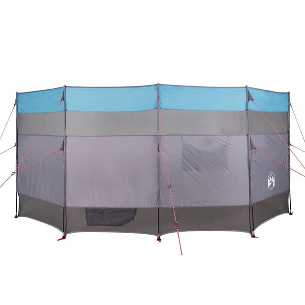 vidaXL Windscherm camping waterdicht 366x152x152 cm blauw