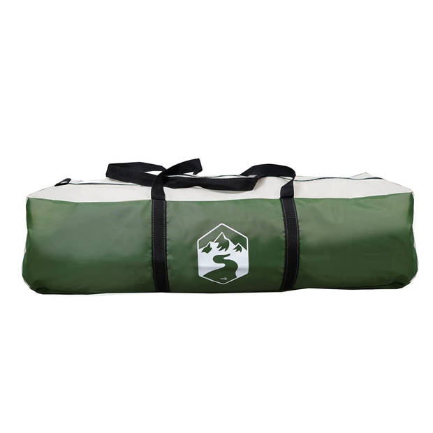 vidaXL Windscherm camping waterdicht 366x152x152 cm groen