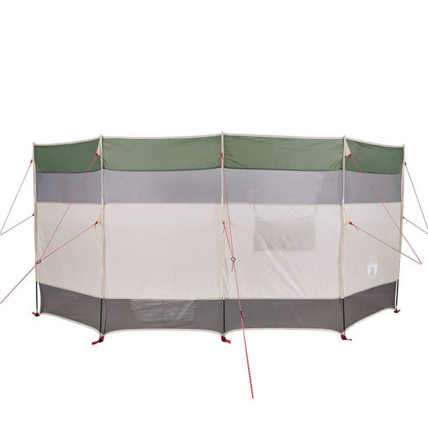vidaXL Windscherm camping waterdicht 366x152x152 cm groen