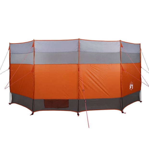 vidaXL Windscherm camping waterdicht 366x152x152 cm oranje