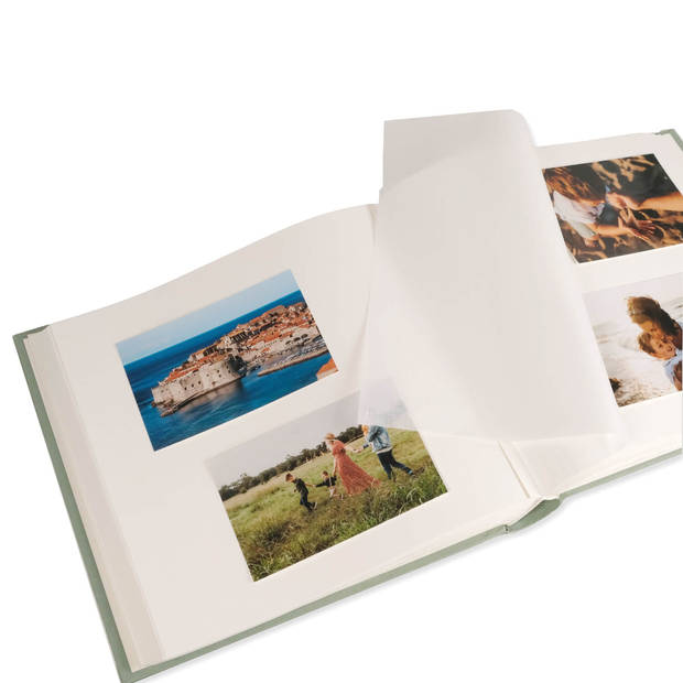 SecaDesign Fotoalbum Vita roomwit - 30x30 - 100 pagina’s - Fotoboek plakboek