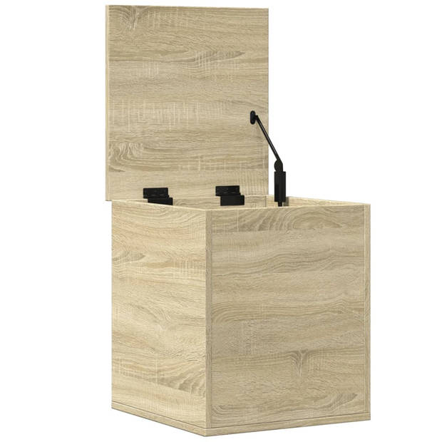 vidaXL Opbergbox 40x42x46 cm bewerkt hout sonoma eikenkleurig