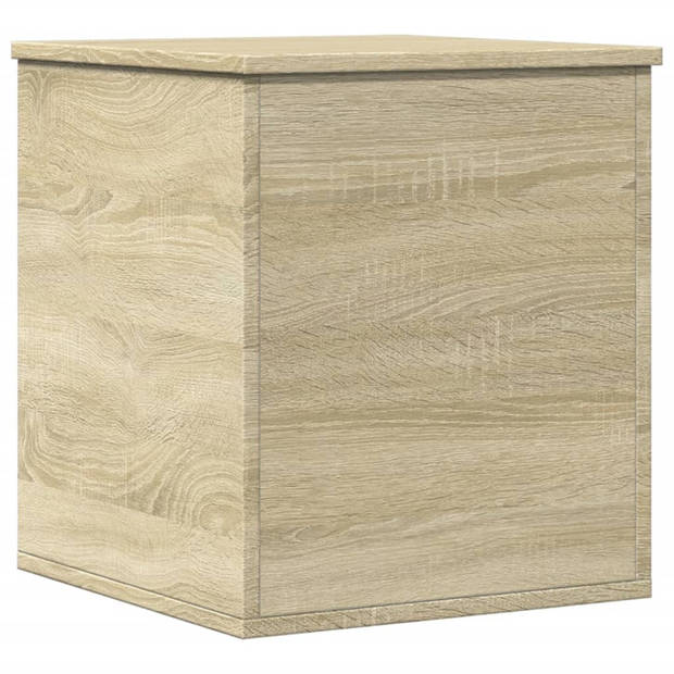 vidaXL Opbergbox 40x42x46 cm bewerkt hout sonoma eikenkleurig