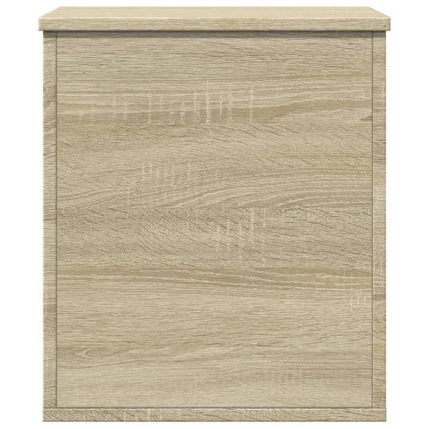 vidaXL Opbergbox 40x42x46 cm bewerkt hout sonoma eikenkleurig