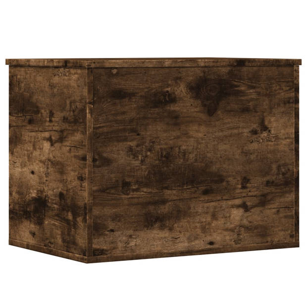 vidaXL Opbergbox 60x42x46 cm bewerkt hout gerookt eikenkleurig