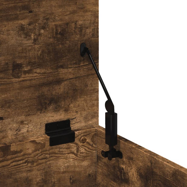 vidaXL Opbergbox 40x42x46 cm bewerkt hout gerookt eikenkleurig