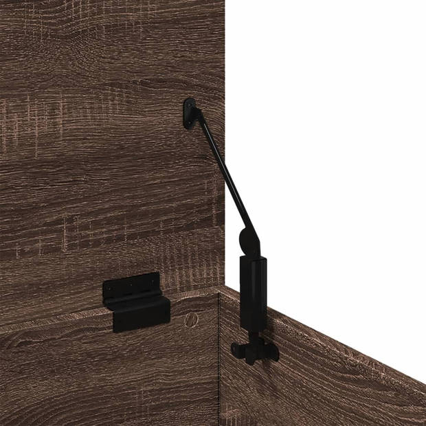vidaXL Opbergbox 60x42x46 cm bewerkt hout bruin eikenkleurig