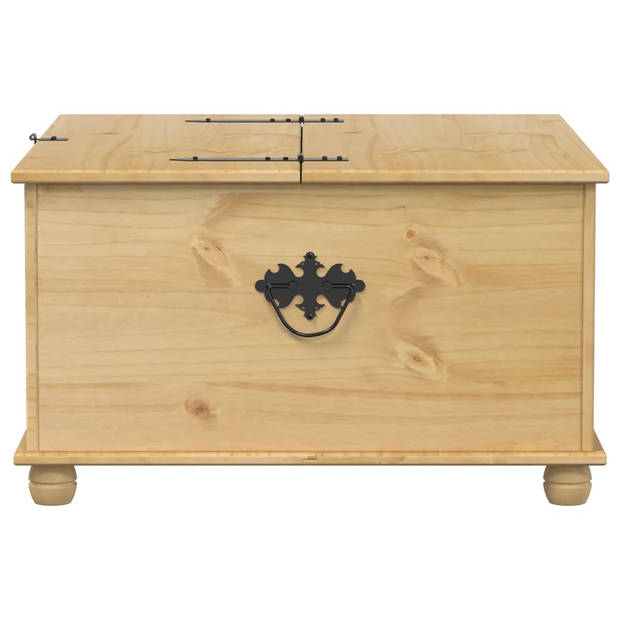 vidaXL Opbergbox Corona 90x78x45 cm massief grenenhout