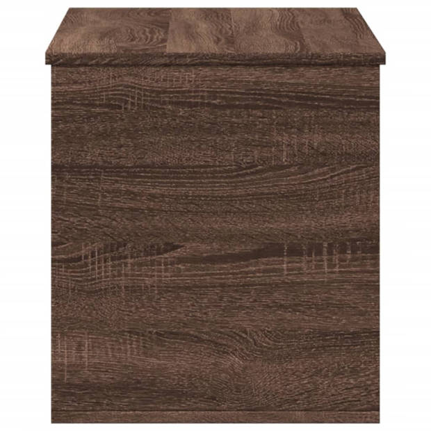 vidaXL Opbergbox 100x42x46 cm bewerkt hout bruin eikenkleurig
