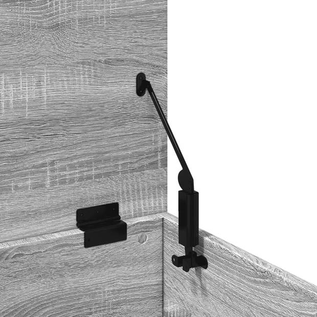 vidaXL Opbergbox 60x42x46 cm bewerkt hout grijs sonoma eikenkleurig