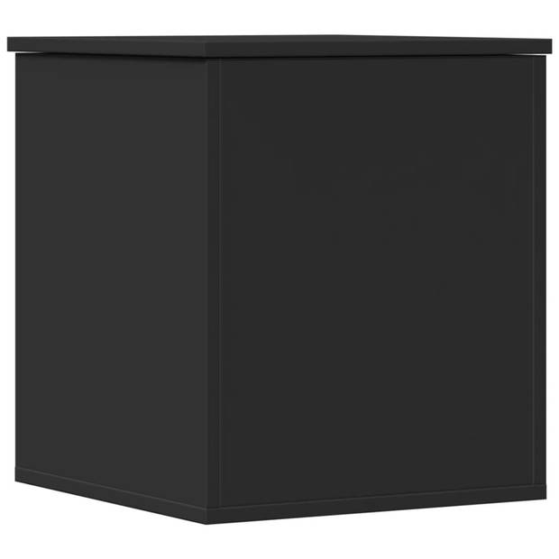 vidaXL Opbergbox 40x42x46 cm bewerkt hout zwart