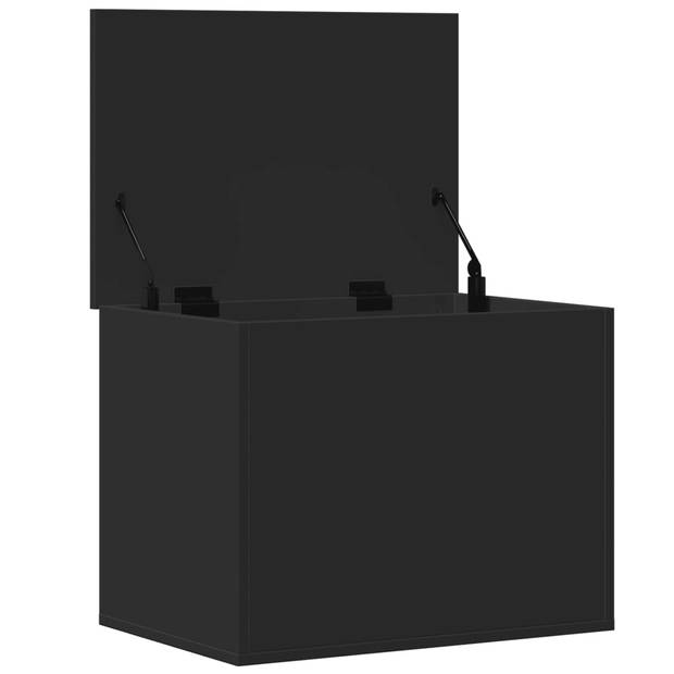 vidaXL Opbergbox 60x42x46 cm bewerkt hout zwart