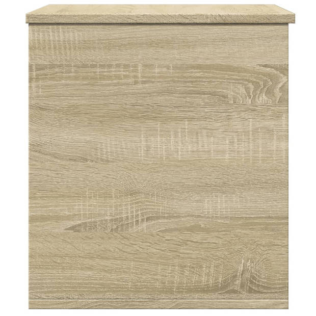 vidaXL Opbergbox 60x42x46 cm bewerkt hout sonoma eikenkleurig