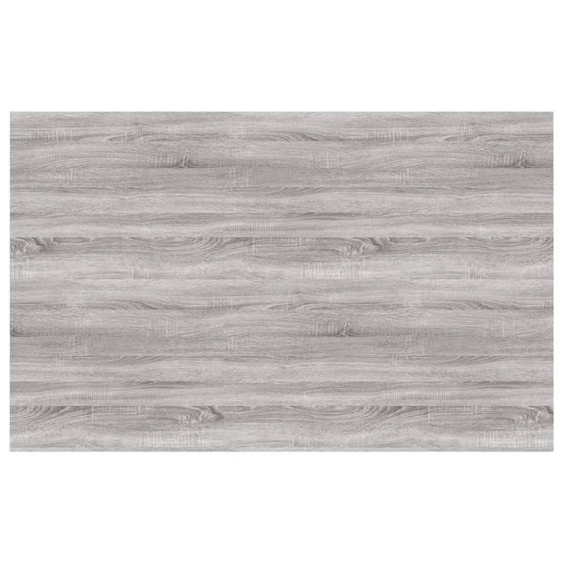 vidaXL Wandschappen 4 st 80x50x1,5 cm bewerkt hout grijs sonoma eiken