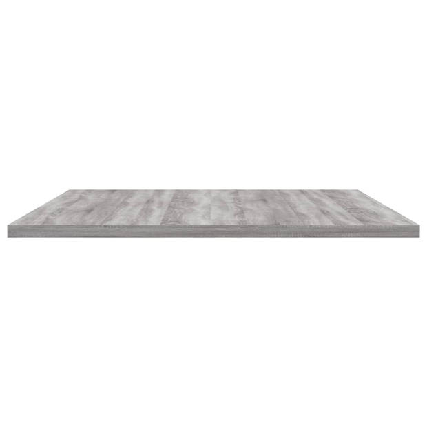 vidaXL Wandschappen 4 st 80x50x1,5 cm bewerkt hout grijs sonoma eiken