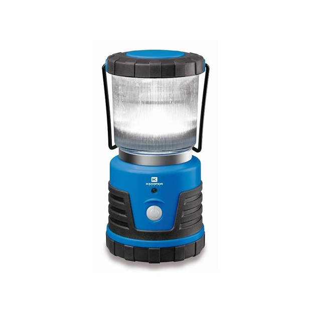 Kemper LED Camping Lamp op Batterijen IP54 – Blauw