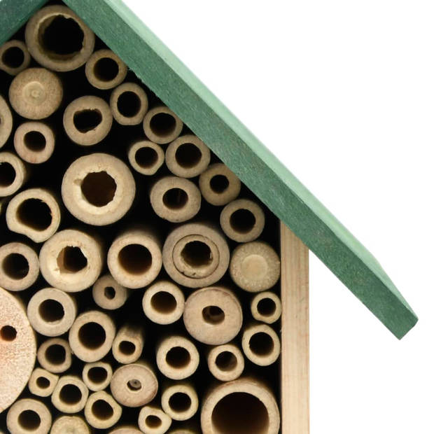 vidaXL Insectenhotels 2 st 23x14x29 cm massief vurenhout