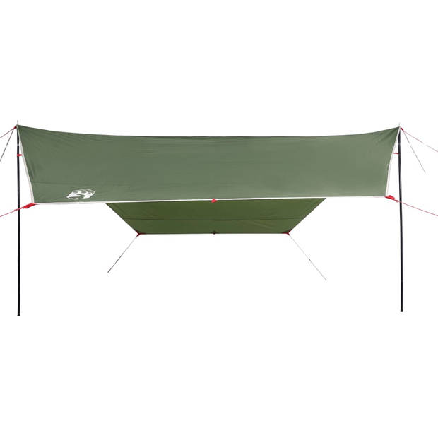 vidaXL Kampeerluifel waterdicht 430x380x210 cm groen