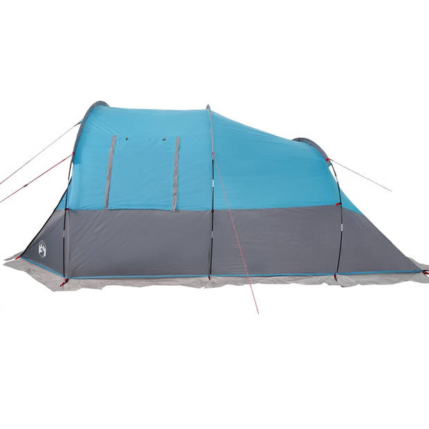 vidaXL Tunneltent 4-persoons waterdicht blauw