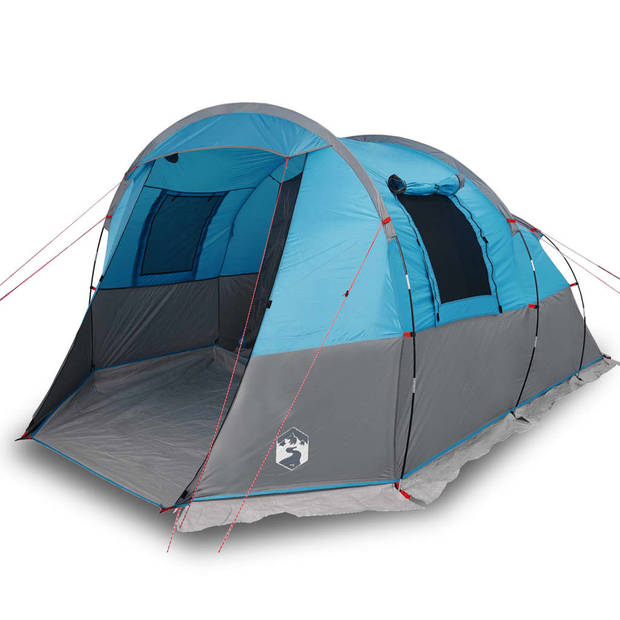 vidaXL Tunneltent 4-persoons waterdicht blauw