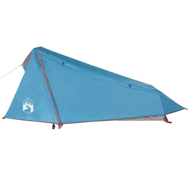 vidaXL Tunneltent 1-persoons waterdicht blauw