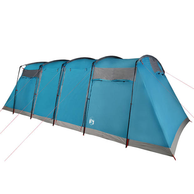 vidaXL Tunneltent 10-persoons waterdicht blauw