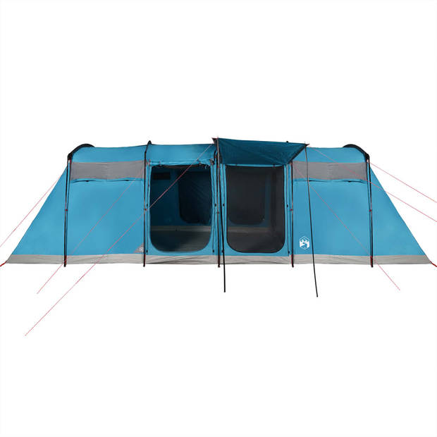 vidaXL Tunneltent 10-persoons waterdicht blauw