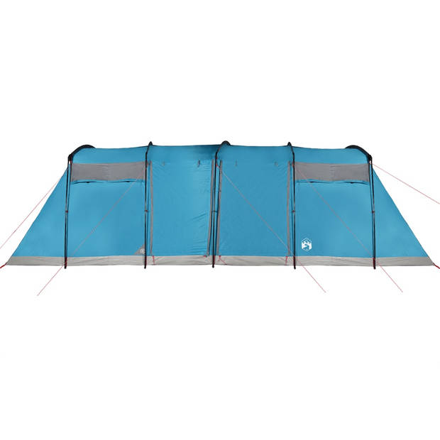 vidaXL Tunneltent 10-persoons waterdicht blauw