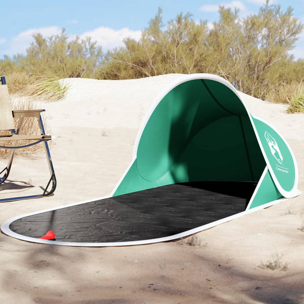 vidaXL Strandtent pop-up waterdicht zeegroen