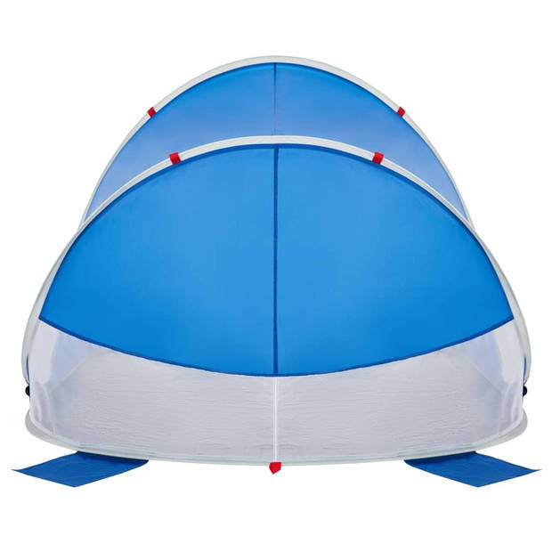 vidaXL Strandtent pop-up waterdicht azuurblauw