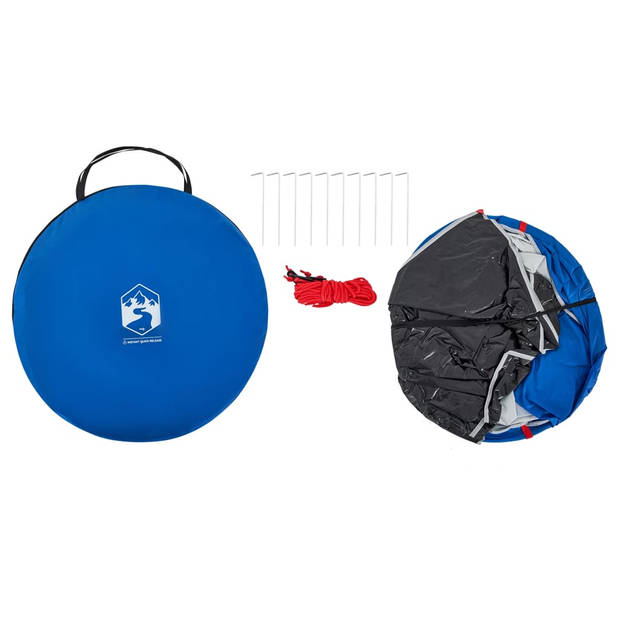 vidaXL Strandtent pop-up waterdicht azuurblauw